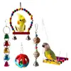 Juguetes para Pájaros Set de Venta Caliente Transfronteriza, Suministros para Masticar y Alivio del Aburrimiento de Pájaros, Juguetes Educativos para Loros