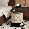 Papelero Retro Francés M^ para Sala de Estar, Dormitorio, Dormitorio Estudiantil, Cocina, Baño del Hogar, Gran Capacidad, Papel de Alto Valor