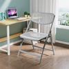 Venta al por mayor de fabricante Silla sencilla con respaldo para el hogar Silla plegable de entrenamiento Silla plegable para conferencias Silla de negociación Silla de comedor para el hogar Taburete