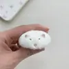 Presilha de Cabelo de Hamster Fofo Super Fofo Presilha de Cabelo de Biscoito de Hamster Fofo Macio Fofo Presilha de Bico de Pato Desenho Animado Japonês Presilha Lateral Coração de Menina