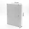 Caja de conexiones impermeable para exteriores IP65, caja de conexiones impermeable de plástico ABS, caja de cables, caja de alimentación sellada para exteriores