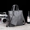 Fabricante de Bolsas para Hombre Vertical Moda Retro Piel PU Caballo Loco Bolso Tote Bolso Cruzado de Moda Bolso de Hombro para Hombre