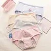 Ropa interior algodón antibacteriana caricatura periodo fisiológico transpirable sin costuras pantalones fisiológicos anti-fugas laterales entrepierna bragas menstruales mujeres