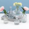 Conjunto de Vaso de Vidro de Cinco Peças Atacado Personalizado Multicolorido Vaso para Secos Frescos Pequenos Ornamentos Decorativos Frescos Adereços para Fotografia