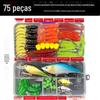 Conjunto de iscas artificiais, isca artificial, spinnerbait, isca macia, isca de sapo, isca biônica, conjunto completo de iscas artificiais