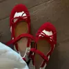 Zapatos Mary Jane de lazo estilo ballet retro de nicho para mujer, nuevo modelo de otoño 2026, zapatos de tacón bajo que aumentan la altura, zapatos de entrenamiento alemanes