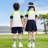Uniformes de Jardín de Infancia, Nuevos Trajes de Manga Corta de Verano, Uniformes de Escuela Primaria, Uniformes Escolares Estilo Británico, Uniformes de Presentación, Uniformes de Maestro