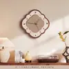 Relógio de Mesa Estilo Madeira Vintage, Relógio de Mesa, Relógio de Parede para Sala de Estar, Decoração de Relógio Retrô, Pendente de Parede de Nicho