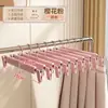 Colgador de Plástico con Pinza para Pantalones, Pinza para Pantalones Sin Costuras, Antideslizante, Perchero Doméstico para Ropa, Acero Inoxidable para Pantalones y Faldas, Perchero