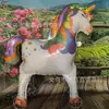 2025 Nuevo Animal con Ruedas para Caminar Globo Estéreo Globo de Cumpleaños para Niños Puesto del Mercado Nocturno Diseño Productos del Puesto