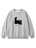 Sudadera de cuello redondo para hombre, nueva colección primavera/otoño, estilo retro americano, camiseta de manga larga de peso pesado, chaqueta con capucha informal de moda, corte holgado