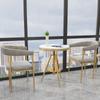 Silla de Comedor Nórdica Silla de Ocio para Hogar Cafetería Restaurante Silla de Escritorio Celebridad de Internet Hotel Mayorista Taburete de Comedor Moderno de Hierro