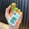 Llavero Luminoso para Horno de Microondas Lindo Mini Horno de Cocina Juguete para Estudiantes Colgante Pequeño Regalo para Pareja Venta al por Mayor