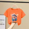 Camiseta de Manga Corta 100% Algodón Puro para Niños 2026 Nueva Ropa de Verano para Niños Top de Media Manga Camiseta Básica para Niños Mayores
