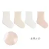 Calcetines para Recién Nacidos de Verano Color Sólido Sin Costuras de Seda de Morera para Bebés Calcetines de Malla Transpirables Ultra Delgados Unisex de Caña Media para Bebés