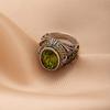 Anillo de gema retro transfronterizo Europa y Estados Unidos anillo de flor de rosa tachonado de diamantes de alto nivel moda de personalidad para hombres y mujeres joyería de mano genial
