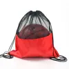 Bolsa com Cordão para Basquete Bolsa Personalizada de Rede para Futebol Bolsa de Armazenamento para Vôlei Bolsa de Eventos em Poliéster Bolsa de Presente para Treinamento de Jovens