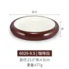 Plato de melamina para calentar alimentos, vajilla de plástico similar a la porcelana, plato rectangular, plato creativo para barbacoa de autoservicio con plato comercial.