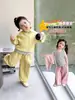 Conjunto de Primavera y Otoño para Niñas 2026 Nuevo Elegante Sudadera con Cremallera Casual Infantil y Pantalones Deportivos Conjunto de Tres Piezas Atuendo de Primavera