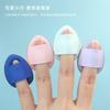 Joe Chi mini Esponja para Pulgar Rubycell Pan al Vapor Dedo Cojín de Aire Esponja Gotas de Agua Punta Corrector Herramienta de Maquillaje