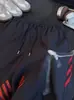 Pantalones Cortos de Baloncesto a Rayas Laterales Estilo Americano para Hombre, Pantalones Deportivos Finos de Seda de Hielo de Secado Rápido para Verano, Pantalones Cortos Casuales de Moda