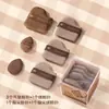 Herramientas de Maquillaje para Principiantes Esponja de Polvo Chocolate Malvavisco Set de Esponjas de Polvo Piña Negra Maquillaje Uso Húmedo y Seco