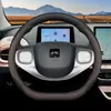 Funda para volante modelo 2025 JAC Yiw3, Edición Piña Negro Aire, especializada para modificación de interiores de coche, funda delgada para todas las estaciones