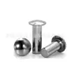 Fabricantes de remache de acero inoxidable 304 cabeza plana redonda remache sólido 2MM/3MM/4MM/5MM/GB867
