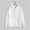Suéter con Capucha y Cremallera para Hombre de Otoño e Invierno Cárdigan Holgado Color Sólido Sudadera de Marca de Moda Chaqueta Casual Versátil Hombres de Moda