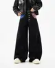 Jeans de Pierna Ancha de Color Original Estilo Punk de Calle Americana para Hombre y Mujer, Corte Holgado, Versátiles, Pantalones Largos de Gama Alta, Primavera y Otoño 2026