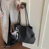 Bolso casual de gran capacidad con lunares para mujer, nuevo bolso de hombro de moda 2026 para ir al trabajo, bolso tote de alta gama, bolso tipo cubo