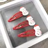 Pasadores para el Cabello Infantiles Navideños Transfronterizos Súper Lindos Accesorios de Caricaturas para Personas Mayores Accesorios para la Cabeza Festivos para Niñas Pasadores Accesorios para el Cabello Navideños