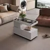 Mesa Auxiliar Multifuncional para Sofá Mesa de Café Móvil Minimalista Moderna Hogar Inteligente Minimalismo Italiano Sala de Estar Carrito Pequeño