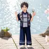 Trajes Étnicos Infantiles del 3 de Marzo: Ropa Étnica Guangxi Zhuang para Niños, Trajes de Presentación Estilo Étnico Yi y Buyu para Niñas