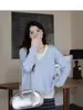 2025 Nuevo Otoño e Invierno Estilo Coreano Simple y Versátil 100% Lana Pura Tejidos de Punto Suéter Holgado para Mujer