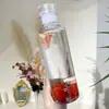 Taza Transparente de Plástico con Escala de Tiempo de Gran Capacidad, de Aspecto Moderno, Resistente al Calor, Fresca y de Moda, para Hombres y Mujeres, Portátil