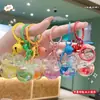 Mini Cabeza de Mickey Botella de Arena Líquida Parpadeante Llavero Colgante para Mochila Llavero de Decoración de Arena Líquida Regalo de Graduación