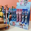 Parche de Dibujos Animados Bolígrafo de Gel Tipo Prensa Puntada Bolígrafo Lindo Bonito Tinta que No se Corre Estudiante de Primaria Negro Secado Rápido Bolígrafo para Firmas