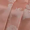 Tecido Jacquard de Cetim de Seda Imitação Flor de Leque Yunhe 110g Jacquard Satinado Brilhante Elástico Tecido para Hanfu