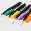 Tiza líquida sin polvo soluble en agua bolígrafo para tablero de lámpara tablero fluorescente LED placa acrílica 12 colores pintura borrable bolígrafo para pizarra
