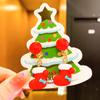 Pinzas para orejas de niños lindo caricatura Papá Noel alce chica del bosque joyería pendientes sin agujeros para pendientes de niñas