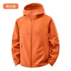 Jaqueta corta-vento softshell com forro de fleece para montanha e atividades ao ar livre, unissex, primavera e outono, moderna e versátil