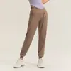 Calças Esportivas Elásticas de Cintura Alta Calças de Yoga de Perna Larga Femininas Calças de Secagem Rápida Calças de Corrida Calças Casuais Emagrecedoras Calças de Fitness