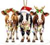 Colgantes Navideños para Coche Colgantes para Árbol de Navidad Decoraciones Navideñas para el Hogar Coche