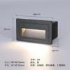 Lámpara de esquina lámpara de esquina empotrada lámpara de pared lateral lámpara de escalón lámpara de pared led impermeable lámpara de rodapié lámpara de jardín