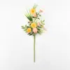 Arreglo Floral de Huevo de Pascua Personalizado, Arreglo Floral Artificial de Huevo de Pascua, Adorno de Decoración Floral para el Hogar
