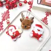 Accesorios de peluche de Santa Claus muñeco de alce broche llavero para bolsa DIY accesorios para el cabello pasador accesorios para ropa calzado