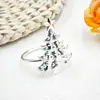 Venta Caliente Nuevo Estilo Comida Occidental Hotel Varios Anillos para Servilletas de Árbol de Navidad Anillos para Servilletas Hebilla para Servilletas Anillos de Tela Metal Wholesale