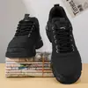 Otoño 2026 Nuevos Zapatos de Seguridad para Trabajo de Cuero Antideslizantes y Resistentes al Desgaste para Hombre Botas de Trabajo Deportivas Martin Zapatillas