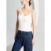 Nuevo Estilo de Verano para Mujer 2025 con Almohadilla en el Pecho, Tirantes Ajustables, Cuello Redondo, Hermoso Chaleco de Espalda Descubierta, Ropa Exterior de Verano para Mujer, Versátil Ropa Interior para Usar Debajo